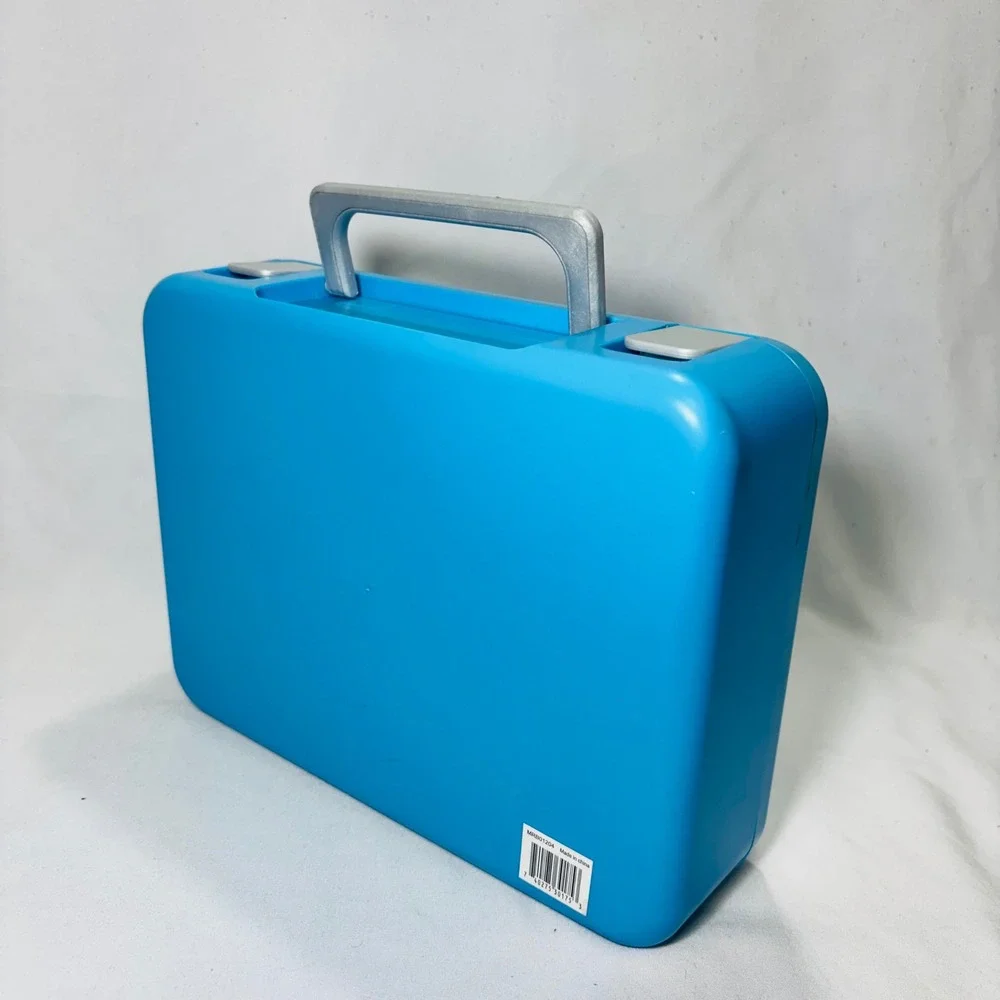 MrBeast Feastables Lunch Box Blue Pink Bento Style Kids Meal Container MRB01204